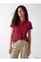 Quality Parts from Çelebi Store Devrik Roba Yaka Piqué Women's T-Shirt