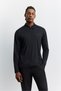 Men's Black Polo Collar Buttoned Technical Fabric Long Sleeve Basic Regular Fit T-Shirt A62Y1015 - 7