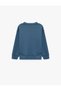 Game-Themed Printed Long Sleeve Crew Neck Oversize Sweatshirt - 5