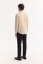 Men's Beige Buttoned Collar Soft Touch Regular Fit Shirt A52Y2061 - 4