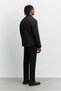 Men's Black Classic Collar Lightweight Water Repellent Windproof Comfort Fit Coat A62Y6136 - 6