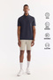 Men's Stone Side Elasticated Anti-Wrinkle Quick-Drying Technical Fabric Relaxed Fit Shorts A61Y3712