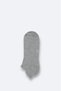 Men's Gray Bamboo Blend Booties Socks B008516