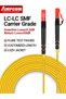 5M AMPCOM LC to LC UPC Fiber Optical Patch Cable Singlemode Simplex SMF 9/125μm Single Mode Bend Ins - 8