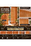 Ip Curtain Special Series Thin Chain Orange Width 100 cm Length 300 cm for Cornice or Rustic Use