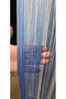 Ip Curtain Special Series Thin Chain Blue Width 100 cm Length 300 cm Suitable for Cornices and Rustic Use - 8
