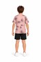 500935.548 Children's T-Shirt and Shorts Set Pink - 2
