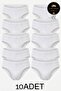 10-Pack 100% Cotton Boys' Underpants - Slip Underwear Set - Custom Made Sleep Band Gift