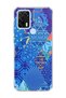 General Mobile Gm 21 Pro Compatible Blue Crayon Printed Transparent Phone Case