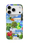 iPhone 18 Pro Compatible Green Nature Desktop Printed Transparent Phone Case