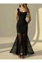 Rochie maxi, negru - 4