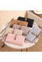 Beige Color Stylish Buckle Design Elegant Women's Wallet Korean Style - 3