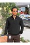 25-12 Half Zipper Basic Knitwear Sweatshirt Black