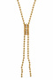 Zircon Stone Dorika Chain Y Necklace