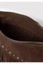 Crossbody bag dark brown - 4