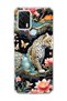 General Mobile Gm 21 Pro Compatible Leopard Water Lily Printed Transparent Phone Case