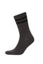 D9655Axkr1 Multi-Colored Men's Comfortable Elastic 5-Piece Cotton Long Socks - 3