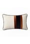 "vetra" ribbon detailed cushion cover - 30x50