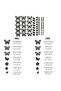 Butterfly and Flower Wall Sticker Set - Decorative Leaf Wall Decal for Children's Room and Baby Room - 2