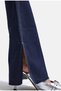 Women's Indigo 7W6-50 Slim Flare Fit Slit Leg Denim Jeans - 4