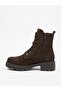 57802 Women's Genuine Leather Zippered Boots - 2