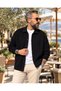 Valenza Relaxed Fit Polo Collar Buttoned Men's Knitwear Cardigan