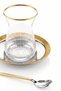 Mios Round 18 Piece Tea Set for 6 People 18/10 Stainless Steel Cup Set - 2