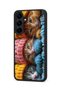 Samsung Galaxy S25 Plus Compatible Printed, Matte Black, Soft Silicone, Protective, Shock-Absorbing Cover, Case - 3