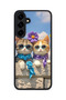Samsung Galaxy S25 Plus Compatible Printed, Matte Black, Soft Silicone, Protective, Shock-Absorbing Cover, Case