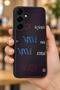 Samsung Galaxy S25 Plus Compatible Printed, Matte Black, Soft Silicone, Protective, Shock-Absorbing Cover, Case - 6