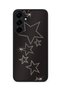 Samsung Galaxy S25 Plus Compatible Printed, Matte Black, Soft Silicone, Protective, Shock-Absorbing Cover, Case