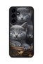 Samsung Galaxy S25 Plus Compatible Printed, Matte Black, Soft Silicone, Protective, Shock-Absorbing Cover, Case