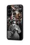 Samsung Galaxy S25 Plus Compatible Printed, Matte Black, Soft Silicone, Protective, Shock-Absorbing Cover, Case - 3