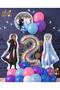 Frozen Concept Elsa&Anna 2 Year Old Balloon Set 16 Piece Large Size Frozen Balloon Set Frozen Theme Elsa Balloon Anna Balloon