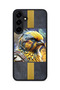 Samsung Galaxy S25 Plus Compatible Printed, Matte Black, Soft Silicone, Protective, Shock-Absorbing Cover, Case