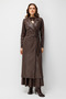 Women's Leather Trench Coat |   Long and Stylish Trench Model