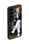 Samsung Galaxy S25 Plus Compatible Printed, Matte Black, Soft Silicone, Protective, Shock-Absorbing Cover, Case - 4