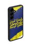 Samsung Galaxy S25 Plus Compatible Printed, Matte Black, Soft Silicone, Protective, Shock-Absorbing Cover, Case - 4