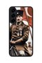Samsung Galaxy S25 Plus Compatible Printed, Matte Black, Soft Silicone, Protective, Shock-Absorbing Cover, Case