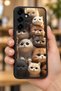 Samsung Galaxy S25 Plus Compatible Printed, Matte Black, Soft Silicone, Protective, Shock-Absorbing Cover, Case - 6