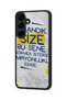 Samsung Galaxy S25 Plus Compatible Printed, Matte Black, Soft Silicone, Protective, Shock-Absorbing Cover, Case - 3