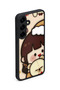 Samsung Galaxy S25 Plus Compatible Printed, Matte Black, Soft Silicone, Protective, Shock-Absorbing Cover, Case - 4