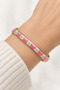 Women's Colorful Enamel Steel Bracelet with Patterned Stylish Cuff Bracelet - 3