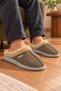 Men's Home Slippers with Fur Insole Luxury Home Slippers - 4