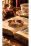 Bronze Detailed Embroidered Adjustable Women's Copper Bracelet - 4