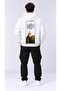 Abu Ubeyde Printed Oversize Hooded Sweatshirt - 3