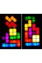 مصباح ليلي LED قابل للتكديس للأطفال، 7 ألوان قابلة للتركيب، مصباح مكتب استشعاري متداخل، مكعب إضاءة تانجرام - 3