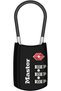 4688D Set Your Own Combination TSA Accepted Luggage Lock 1 Pack Silver