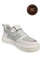Girls' Casual Shoes – Silver Genuine Leather