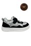Girls' Casual Shoes – Multi-Colored (Black-Patterned) Genuine Leather
